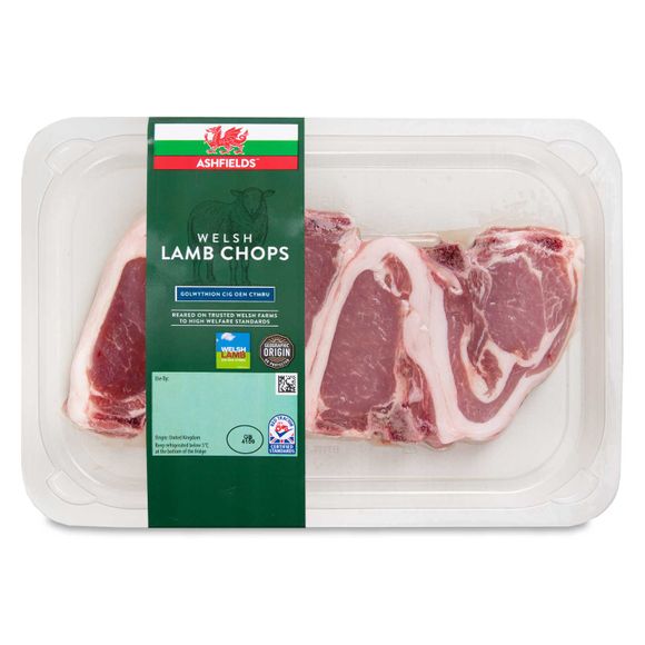 Ashfields Lamb Chops 340g